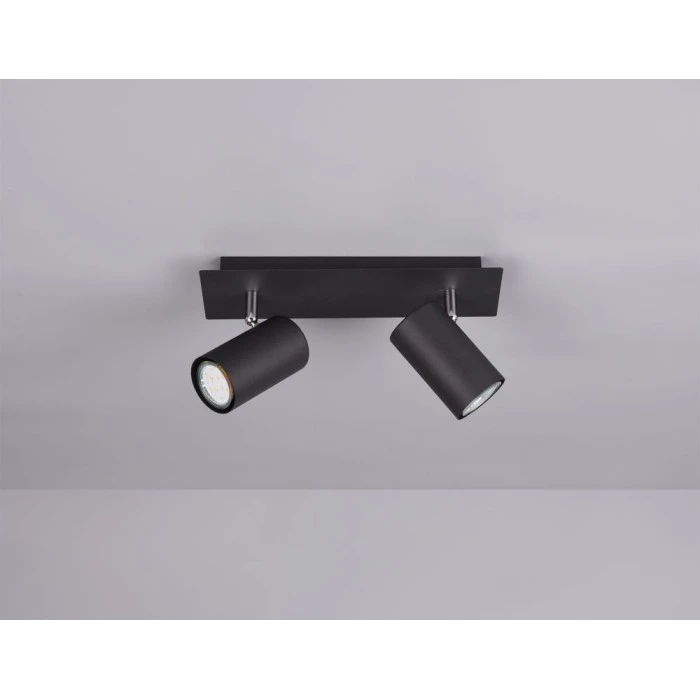 Trio Leuchten MARLEY Strahler Schwarz, 2-flammig 5 Trio Leuchten MARLEY Strahler Schwarz, 2-flammig – Bild 5