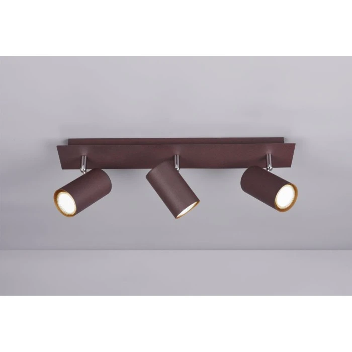 Trio Leuchten MARLEY Strahler Rostfarben, 3-flammig 5 Trio Leuchten MARLEY Strahler Rostfarben, 3-flammig – Bild 5