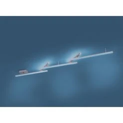 Trio Leuchten WiZ MELBY Deckenleuchte LED Nickel-Matt, 1-flammig, Fernbedienung, Farbwechsler -Bürolampen Verkäufe trio leuchten wiz melby deckenleuchte 651210507 2