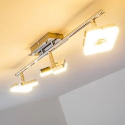 Hofstein Turin Deckenspot LED Chrom, 3-flammig -Bürolampen Verkäufe turin deckenspot h167626 25