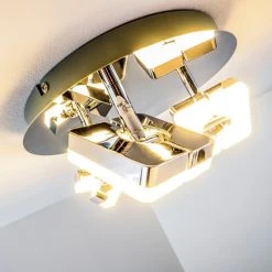 Hofstein Turin Deckenspot LED Chrom, 3-flammig -Bürolampen Verkäufe turin deckenspot h167633 3