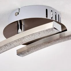 Hofstein Tusula Deckenleuchte LED Nickel-Matt, 2-flammig -Bürolampen Verkäufe tusula deckenleuchte h3274347 11