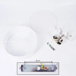 Hofstein Tveid Deckenleuchte Nickel-Matt, 2-flammig -Bürolampen Verkäufe tveid deckenleuchte h3433515 4