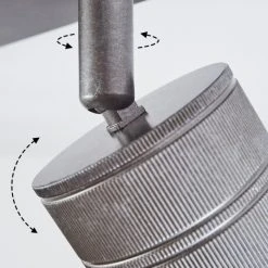 Hofstein Tyldom Deckenleuchte Grau, Silber, 4-flammig -Bürolampen Verkäufe tyldom deckenleuchte h3433577 5