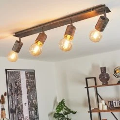 Hofstein Tyldom Deckenleuchte Grau, Silber, 4-flammig -Bürolampen Verkäufe tyldom deckenleuchte h3433577 8