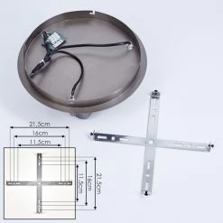 Hofstein Tyldom Deckenleuchte Altsilber, 3-flammig 14 Hofstein Tyldom Deckenleuchte Altsilber, 3-flammig -Bürolampen Verkäufe tyldom deckenleuchte h3434154 4