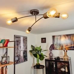 Hofstein Tyldom Deckenleuchte Altsilber, 4-flammig 22 Hofstein Tyldom Deckenleuchte Altsilber, 4-flammig -Bürolampen Verkäufe tyldom deckenleuchte h3442401 10