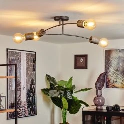 Hofstein Tyldom Deckenleuchte Altsilber, 4-flammig 18 Hofstein Tyldom Deckenleuchte Altsilber, 4-flammig -Bürolampen Verkäufe tyldom deckenleuchte h3442401 6