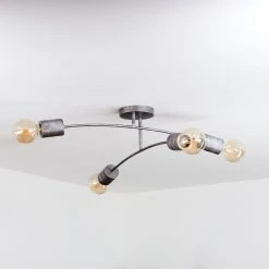 Hofstein Tyldom Deckenleuchte Altsilber, 4-flammig 19 Hofstein Tyldom Deckenleuchte Altsilber, 4-flammig -Bürolampen Verkäufe tyldom deckenleuchte h3442401 7