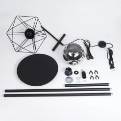 Hofstein Uarau Stehleuchte Schwarz, 1-flammig -Bürolampen Verkäufe uarau stehleuchte h3444221 4