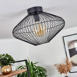 Hofstein Unafo Deckenleuchte Schwarz, 1-flammig -Bürolampen Verkäufe unafo deckenleuchte h3442715 9