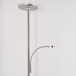 Hofstein Veteli Deckenfluter LED Nickel-Matt, Chrom, 2-flammig -Bürolampen Verkäufe veteli deckenfluter h3080856 13