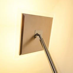 Hofstein Veteli Deckenfluter LED Nickel-Matt, Chrom, 2-flammig -Bürolampen Verkäufe veteli deckenfluter h3080863 8