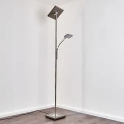 Hofstein Veteli Deckenfluter LED Edelstahl, 2-flammig -Bürolampen Verkäufe veteli deckenfluter h3274576 22