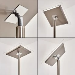 Hofstein Veteli Deckenfluter LED Edelstahl, 2-flammig -Bürolampen Verkäufe veteli deckenfluter h3274576 5