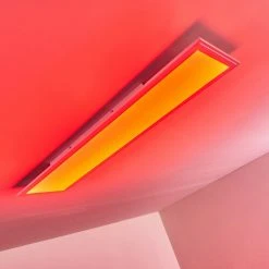 Hofstein Voisines Deckenpanel LED Weiß, 1-flammig, Fernbedienung, Farbwechsler -Bürolampen Verkäufe voisines deckenpanel h3267776 do1 16