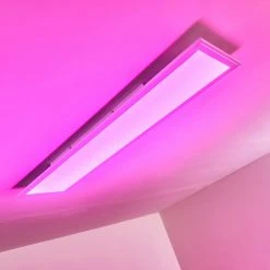 Hofstein Voisines Deckenpanel LED Weiß, 1-flammig, Fernbedienung, Farbwechsler -Bürolampen Verkäufe voisines deckenpanel h3267776 do1 22