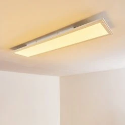 Hofstein Voisines Deckenpanel LED Weiß, 1-flammig, Fernbedienung, Farbwechsler -Bürolampen Verkäufe voisines deckenpanel h3267776 do1 4