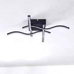 Hofstein Voltti Deckenleuchte LED Schwarz, 4-flammig -Bürolampen Verkäufe voltti deckenleuchte h3090084 8