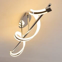 Hofstein Vora Deckenleuchte LED Chrom, 1-flammig -Bürolampen Verkäufe vora deckenleuchte h3090114 8