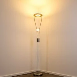 Hofstein Watino Deckenfluter LED Nickel-Matt, 3-flammig -Bürolampen Verkäufe watino deckenfluter h000458 5