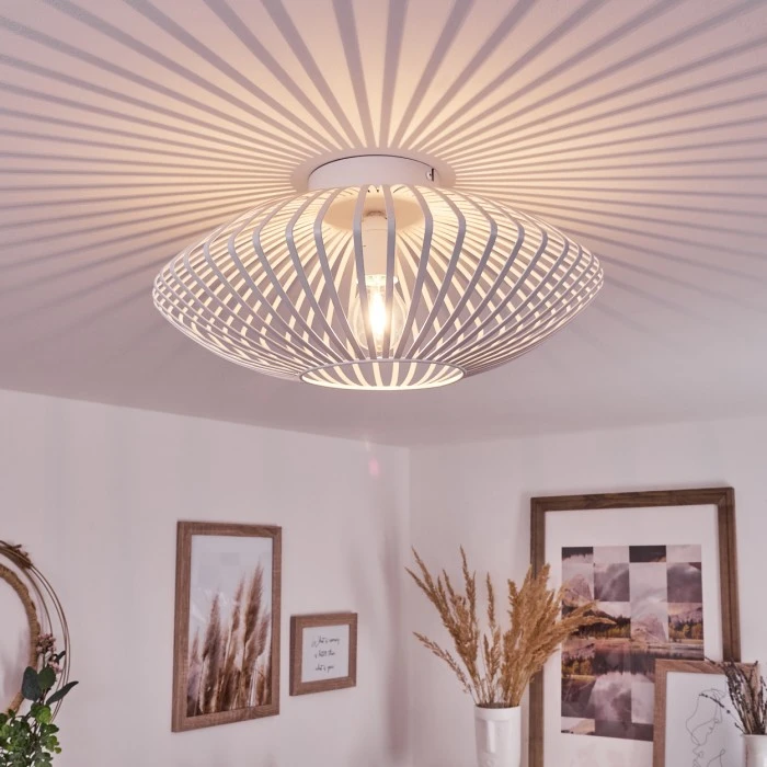 Hofstein Wemude Deckenleuchte Weiß, 1-flammig 1 Hofstein Wemude Deckenleuchte Weiß, 1-flammig