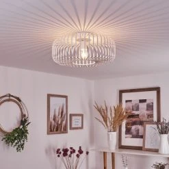 Hofstein Wemude Deckenleuchte Weiß, 1-flammig 16 Hofstein Wemude Deckenleuchte Weiß, 1-flammig -Bürolampen Verkäufe wemude deckenleuchte h3019214 6