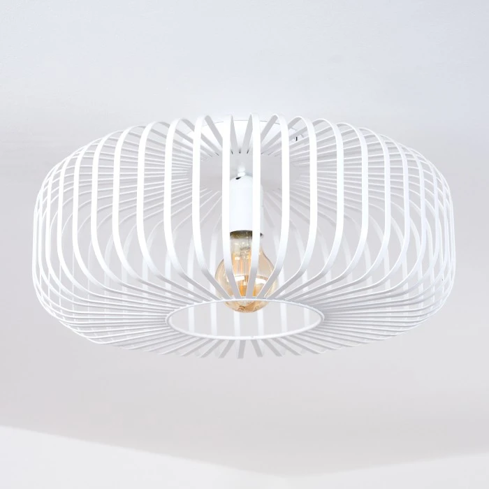 Hofstein Wemude Deckenleuchte Weiß, 1-flammig 8 Hofstein Wemude Deckenleuchte Weiß, 1-flammig – Bild 8