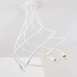 Hofstein Wertach Deckenleuchte Wei&szlig;, 6-flammig -Bürolampen Verkäufe wertach deckenleuchte h3345405 4