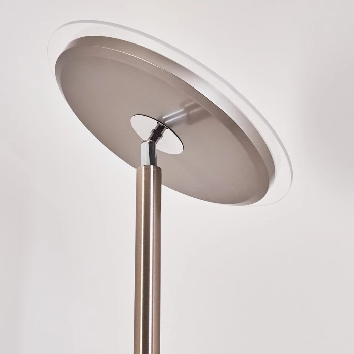 Hofstein Wonsbek Deckenfluter LED Nickel-Matt, 1-flammig 20 Hofstein Wonsbek Deckenfluter LED Nickel-Matt, 1-flammig – Bild 20