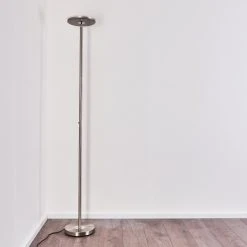 Hofstein Wonsbek Deckenfluter LED Nickel-Matt, 1-flammig 55 Hofstein Wonsbek Deckenfluter LED Nickel-Matt, 1-flammig -Bürolampen Verkäufe wonsbek deckenfluter h3297315 do1 23