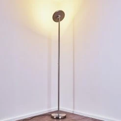 Hofstein Wonsbek Deckenfluter LED Nickel-Matt, 1-flammig 56 Hofstein Wonsbek Deckenfluter LED Nickel-Matt, 1-flammig -Bürolampen Verkäufe wonsbek deckenfluter h3297315 do1 24