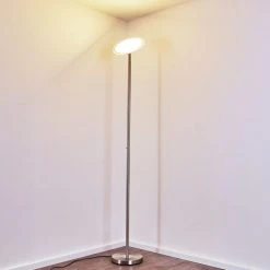 Hofstein Wonsbek Deckenfluter LED Nickel-Matt, 1-flammig 58 Hofstein Wonsbek Deckenfluter LED Nickel-Matt, 1-flammig -Bürolampen Verkäufe wonsbek deckenfluter h3297315 do1 26