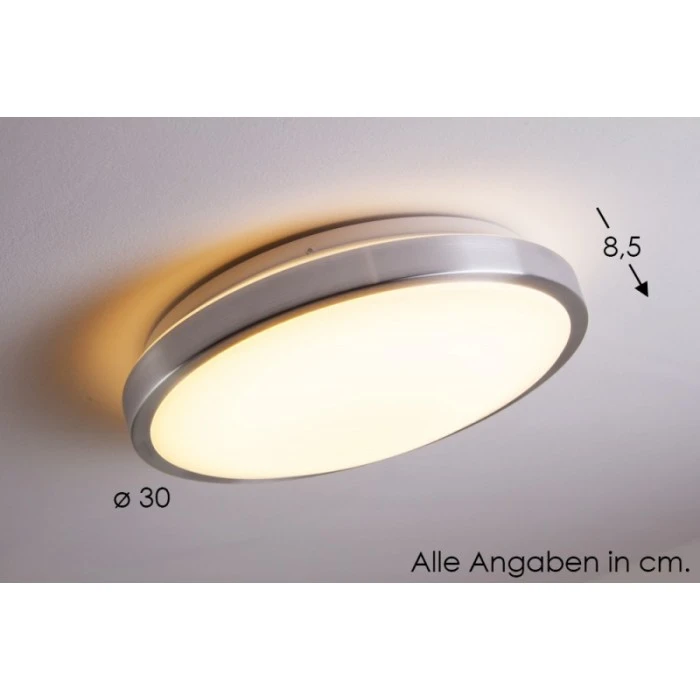 Hofstein Wutach Deckenleuchte LED Aluminium, 1-flammig 2 Hofstein Wutach Deckenleuchte LED Aluminium, 1-flammig – Bild 2