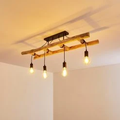 Hofstein Yaak Deckenleuchte Schwarz, Braun, 4-flammig 34 Hofstein Yaak Deckenleuchte Schwarz, Braun, 4-flammig -Bürolampen Verkäufe yaak deckenleuchte h3353219 14