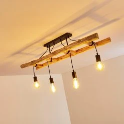 Hofstein Yaak Deckenleuchte Schwarz, Braun, 4-flammig 37 Hofstein Yaak Deckenleuchte Schwarz, Braun, 4-flammig -Bürolampen Verkäufe yaak deckenleuchte h3353219 17