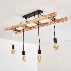 Hofstein Yaak Deckenleuchte Schwarz, Braun, 4-flammig 38 Hofstein Yaak Deckenleuchte Schwarz, Braun, 4-flammig -Bürolampen Verkäufe yaak deckenleuchte h3353219 18