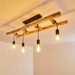 Hofstein Yaak Deckenleuchte Schwarz, Braun, 4-flammig 22 Hofstein Yaak Deckenleuchte Schwarz, Braun, 4-flammig -Bürolampen Verkäufe yaak deckenleuchte h3353219 2