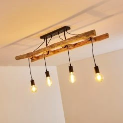 Hofstein Yaak Deckenleuchte Schwarz, Braun, 4-flammig 23 Hofstein Yaak Deckenleuchte Schwarz, Braun, 4-flammig -Bürolampen Verkäufe yaak deckenleuchte h3353219 3