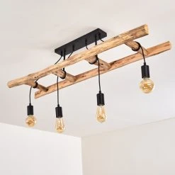 Hofstein Yaak Deckenleuchte Schwarz, Braun, 4-flammig 24 Hofstein Yaak Deckenleuchte Schwarz, Braun, 4-flammig -Bürolampen Verkäufe yaak deckenleuchte h3353219 4