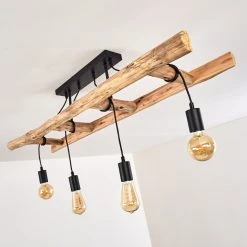 Hofstein Yaak Deckenleuchte Schwarz, Braun, 4-flammig 28 Hofstein Yaak Deckenleuchte Schwarz, Braun, 4-flammig -Bürolampen Verkäufe yaak deckenleuchte h3353219 8