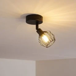 Hofstein Yalmhill Deckenleuchte Schwarz, 1-flammig 19 Hofstein Yalmhill Deckenleuchte Schwarz, 1-flammig -Bürolampen Verkäufe yalmhill deckenleuchte h3308615 3