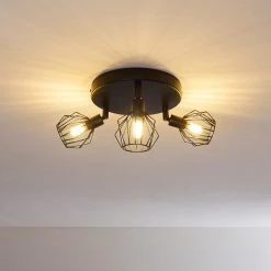 Hofstein Yalmhill Deckenleuchte Schwarz, 3-flammig -Bürolampen Verkäufe yalmhill deckenleuchte h3350867 13