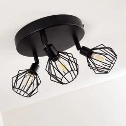 Hofstein Yalmhill Deckenleuchte Schwarz, 3-flammig -Bürolampen Verkäufe yalmhill deckenleuchte h3350867 9