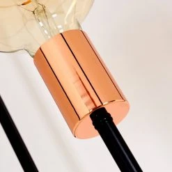 Hofstein Yuhigaoka Stehleuchte Schwarz, Kupferfarben, 3-flammig -Bürolampen Verkäufe yuhigaoka stehleuchte h3358238 10