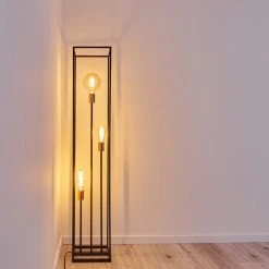 Hofstein Yuhigaoka Stehleuchte Schwarz, Kupferfarben, 3-flammig -Bürolampen Verkäufe yuhigaoka stehleuchte h3358238 4