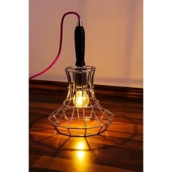 Zava Luce Bodenleuchte Lady Cage Chrom, 1-flammig -Bürolampen Verkäufe zava luce bodenleuchte lady cage lady cage chrom rosa 11