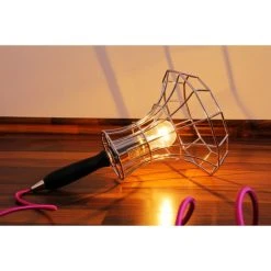 Zava Luce Bodenleuchte Lady Cage Chrom, 1-flammig -Bürolampen Verkäufe zava luce bodenleuchte lady cage lady cage chrom rosa 3