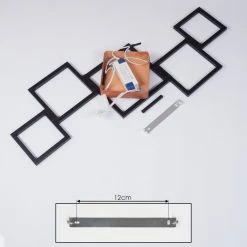 Hofstein Zocca Deckenleuchte LED Braun, Holz dunkel, 1-flammig 16 Hofstein Zocca Deckenleuchte LED Braun, Holz dunkel, 1-flammig -Bürolampen Verkäufe zocca deckenleuchte h3438596 4