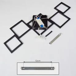 Hofstein Zocca Deckenleuchte LED Schwarz, 1-flammig 16 Hofstein Zocca Deckenleuchte LED Schwarz, 1-flammig -Bürolampen Verkäufe zocca deckenleuchte h3438619 4